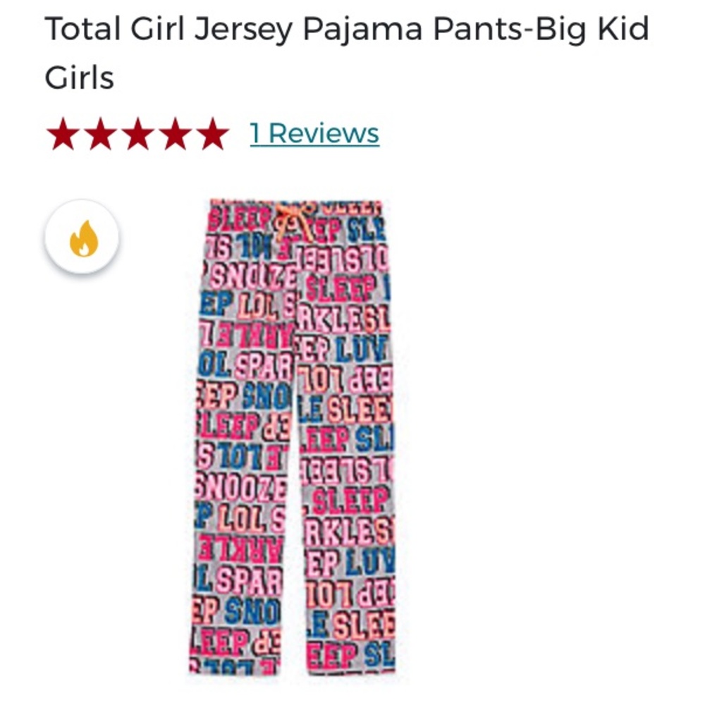 Total Girl Pajamas (7-16): S & L